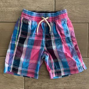 Boys Gap Plaid Swim Trunk/Shorts Swimsuit
